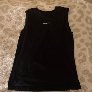 lululemon athletica Black Muscle Tee